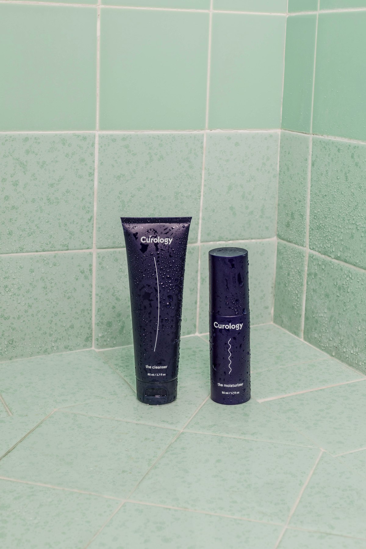 Skincare products arranged for a peptide routine